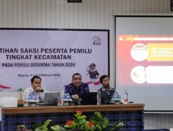 Bawaslu Majene Gelar Pelatihan Saksi Peserta Pemilu Tingkat Kecamatan