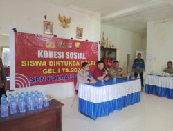 Kades Mekkatta Apresiasi Kegiatan Bakti Sosial SPN Polda Sulbar