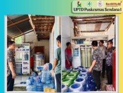 Hari Kedua UPTD Puskesmas Sendana I Laksanakan Pemantauan Depo Air Minum