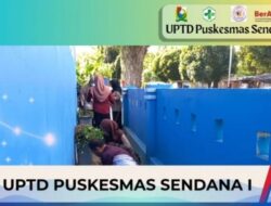 Komitmen Menjaga Kebersihan Lingkungan kerja, UPTD Puskesmas Sendana I Rutin Kerja Bakti