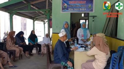 Puskesmas Sendana I Grebek Desa Sehat di Desa Tallu Banua