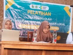 Langkah Nyata Cegah Stunting, Puskesmas Totoli Latih Tim PMT Lokal